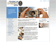 Tablet Screenshot of lenders.franklinsynergymortgage.com